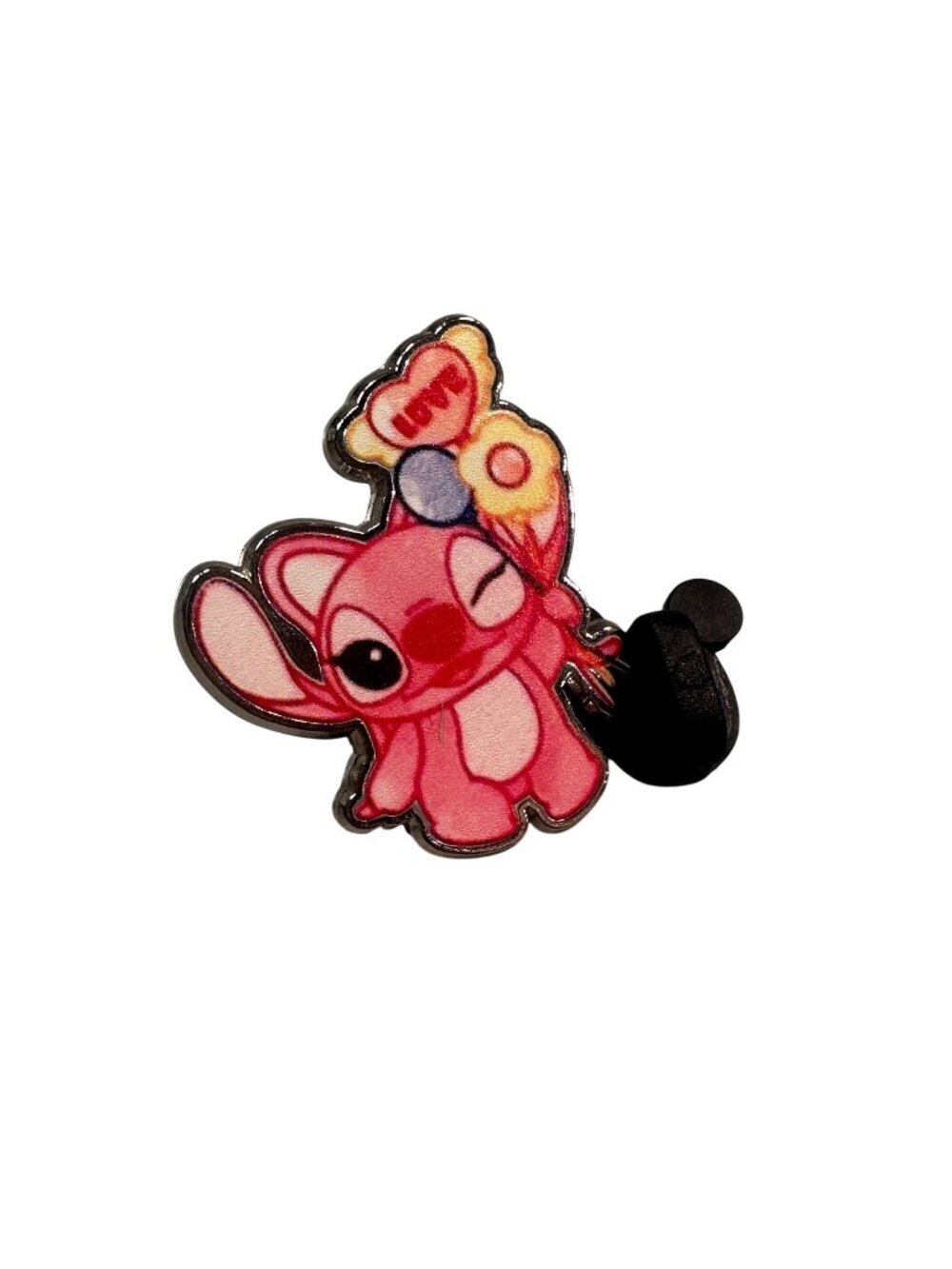 Disney Angel Love Emoji Trading Pin Lilo Stitch 2025 Hidden Mickey Badge